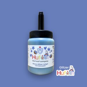 Glitzer-Hufoili - Blau mit Kokousduft