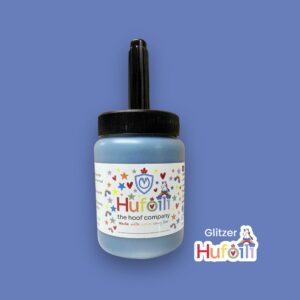 Glitzer-Hufoili - Blau mit Kokousduft